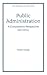 Public Administration: A Comparative Perspective (6th Edition)