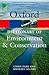 A Dictionary of Environment and Conservation (Oxford Quick Reference)