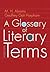 A Glossary of Literary Terms by M.H. Abrams