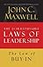 The Law of Buy-In: Lesson 14 from the 21 Irrefutable Laws of Leadership