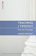 Teaching 1 Timothy: From text to message