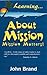 Learning About Mission: Mission Matters