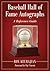 Baseball Hall of Fame Autographs: A Reference Guide