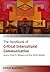 The Handbook of Critical Intercultural Communication (Handbooks in Communication and Media)