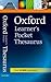 Oxford Learner's Pocket Thesaurus by Various