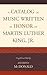 A Catalog of Music Written in Honor of Martin Luther King Jr.
