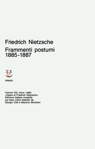 Frammenti postumi 1885-1887 (Paperback)