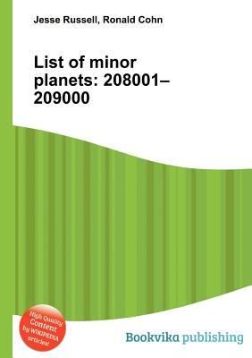List of Minor Planets: 208001-209000