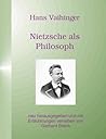 Nietzsche ALS Philosoph (German Edition) Nietzsche ALS Philosoph (German Edition)