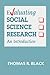 Evaluating Social Science Research: An Introduction