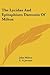 The Lycidas And Epitaphium Damonis Of Milton