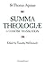 Summa Theologiae: A Concise...
