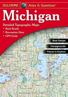 Michigan Back Roads Map Michigan Atlas & Gazetteer By Delorme Mapping Company