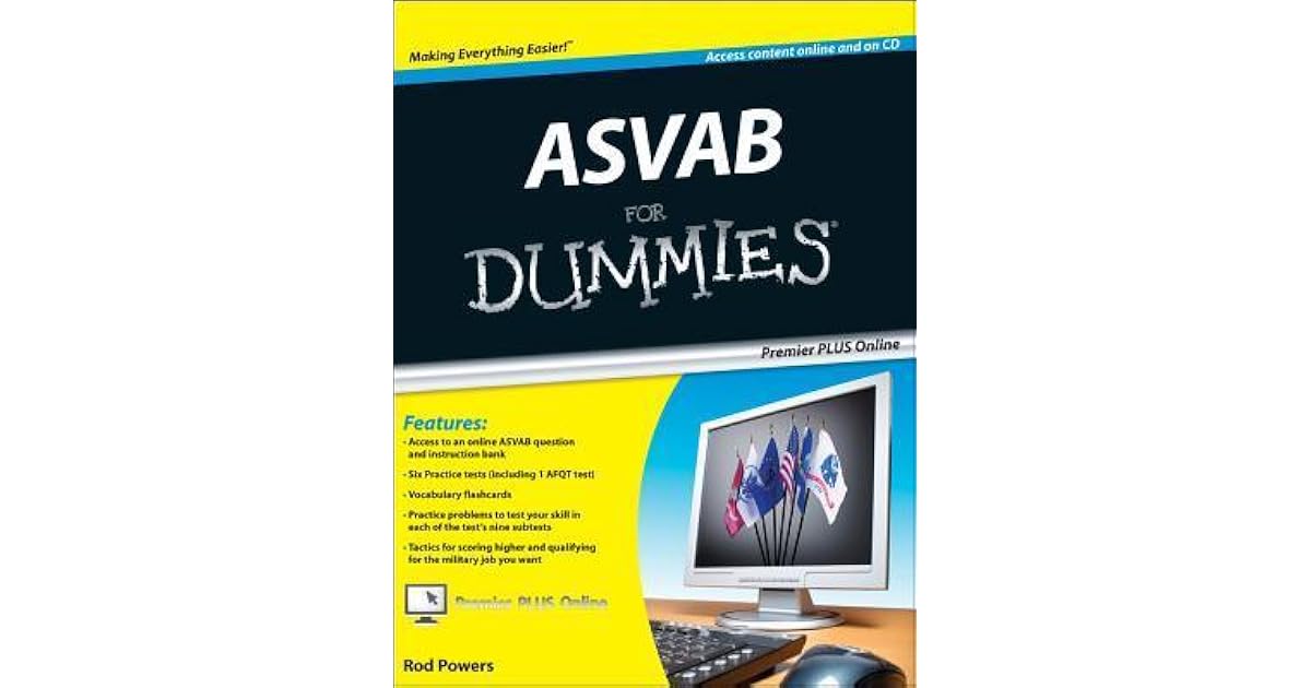 ASVAB for Dummies, Premier Edition [With CDROM] by Rod Powers