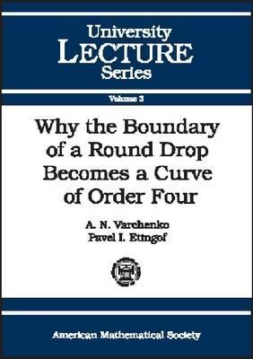 Why the Boundary of a Round Drop Becomes a Curve of Order Four (University Lecture Series)