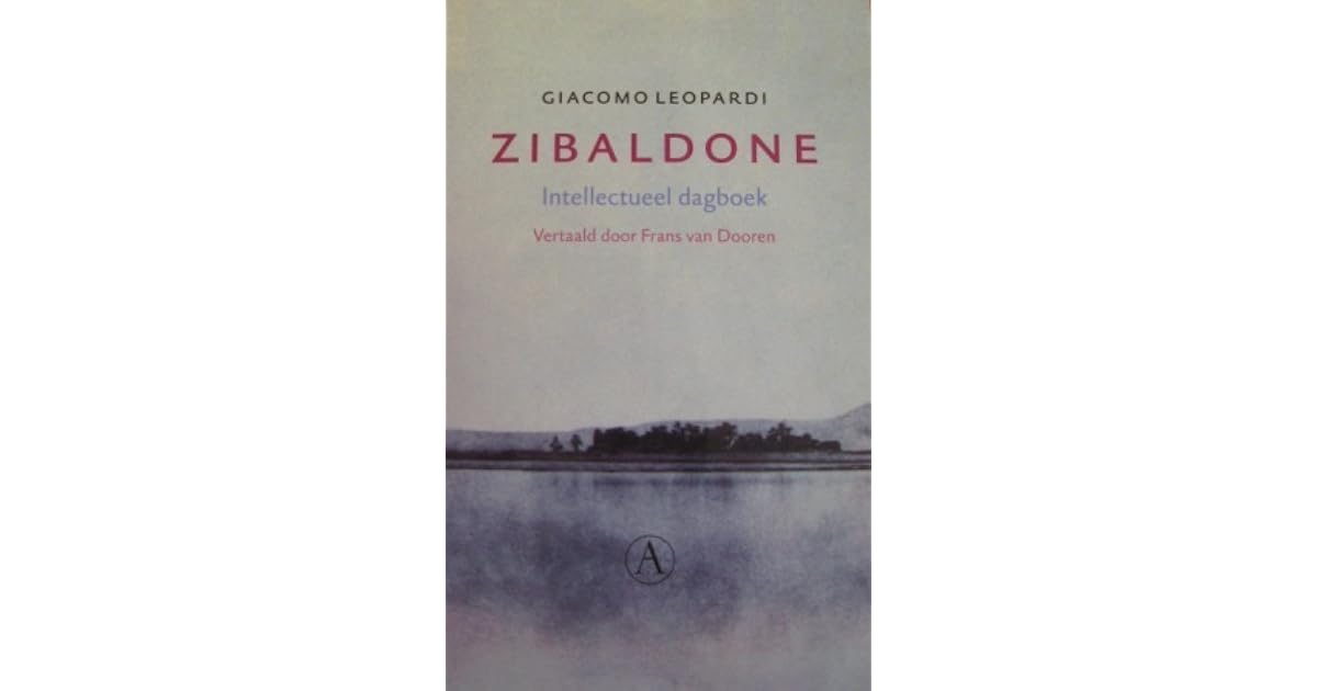 Zibaldone by Leopardi
