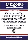 Exponentially Small Spitting of Invariant Manifolds of Parabolic Points Exponentially Small Spitting of Invariant Manifolds of Parabolic Points