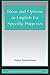 Ideas and Options in English for Specific Purposes (ESL & Applied Linguistics Professional Series)