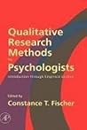 Qualitative Research Methods for Psychologists Qualitative Research Methods for Psychologists
