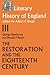 The Literary History of England by Donald F. Bond