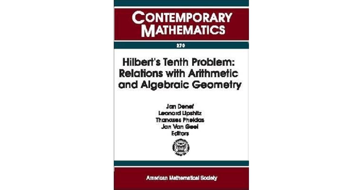 Hilbert's Tenth Problem Relations With Arithmetic and Algebraic