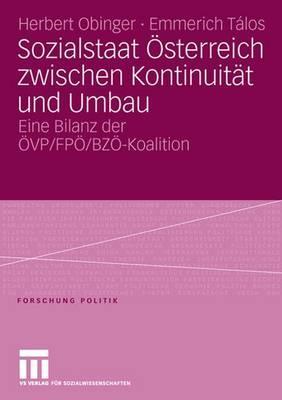 Sozialstaat Österreich zwischen Kontinuität und Umbau: Bilanz der ÖVP/ FPÖ/ BZÖ-Koalition (Forschung Politik) (German Edition)
