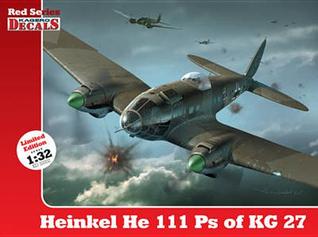 1/32 Heinkel He 111 Ps of KG 27 (Red Series Kagero Decals)