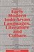 Studies in Early Modern Indo-Aryan Languages, Literature and Culture