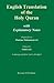 English Translation of the Holy Quran by Anonymous English Translation of the Holy Quran by Anonymous