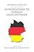 Introduction to German Legal Methods (Comparative Legal Thinking Series)