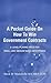 A Pocket Guide on How to Win Government Contracts by Mark W. Mansfield