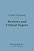 Reviews and Critical Papers (Barnes & Noble Digital Library)