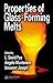 Properties of Glass-Forming Melts by L. David Pye