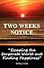 Two Weeks Notice