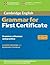 Cambridge Grammar for First Certificate Without Answers
