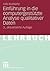 Einführung in die computergestützte Analyse qualitativer Daten (German Edition)