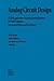 Analog Circuit Design: (X)DSL and other Communication Systems; RF MOST Models; Integrated Filters and Oscillators