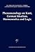 Phenomenology on Kant, Germ...