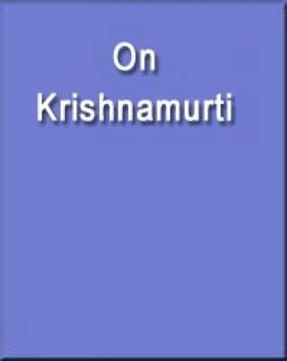 On Krishnamurti