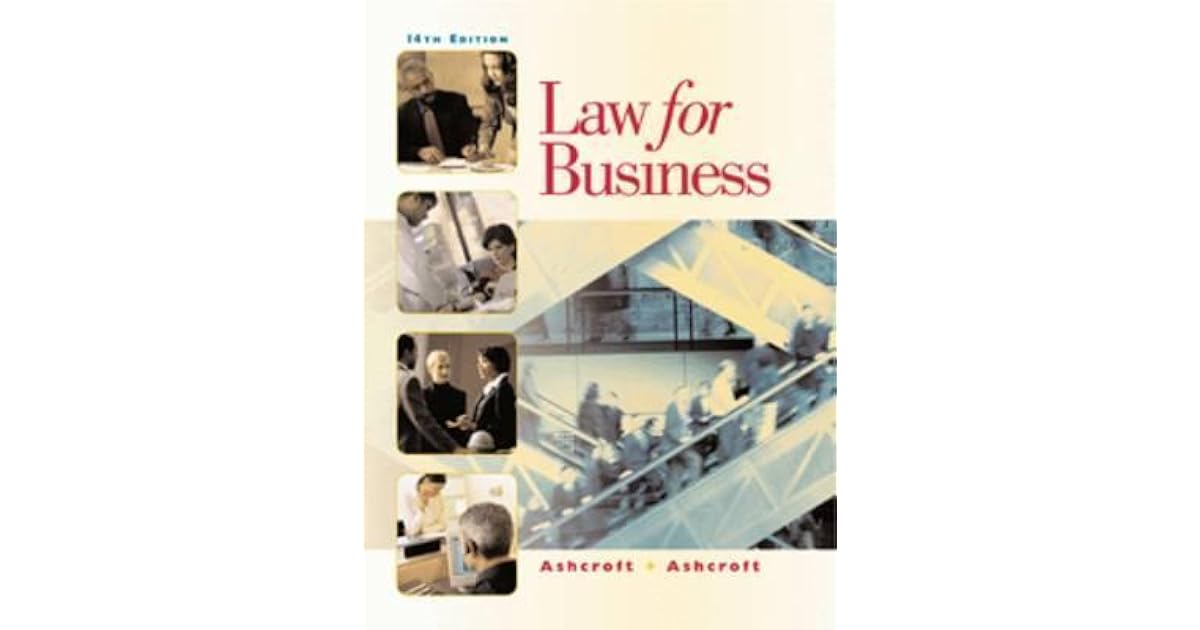 Law for Business by John D. Ashcroft