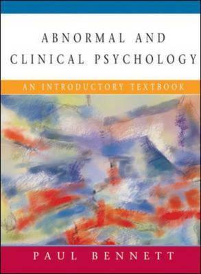Abnormal and Clinical Psychology (Paperback)