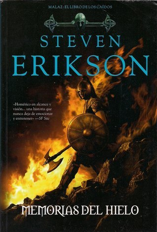 Portada de Memorias de hielo, de Steven Erikson