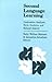 Second Language Learning: Contrastive Analysis, Error Analysis, and Related Aspects