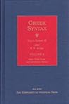 Greek Syntax: Volume 4, Early Greek Poetic and Herodotean Syntax
