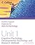 AQA AS Psychology AS Unit 1: Cognitive Psychology, Developmental Psychology and Research Methods (Student Support Materials for Psychology)