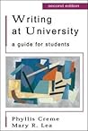 Writing at University: A Guide for Students Writing at University: A Guide for Students