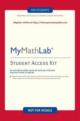 EBOOK Mymathlab My Statlab Student Access Kit