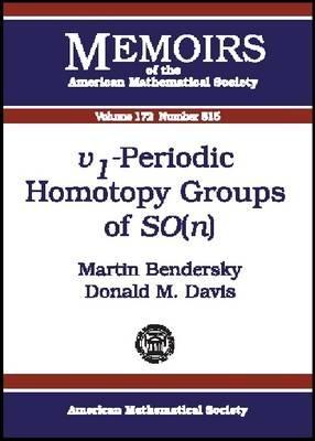 V1-periodic Homotopy Groups of So N (Memoirs of the American Mathematical Society)