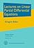 Lectures on Linear Partial Differential Equations;Graduate Studies in Mathematics