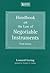Handbook on the Law of Negotiable Instruments